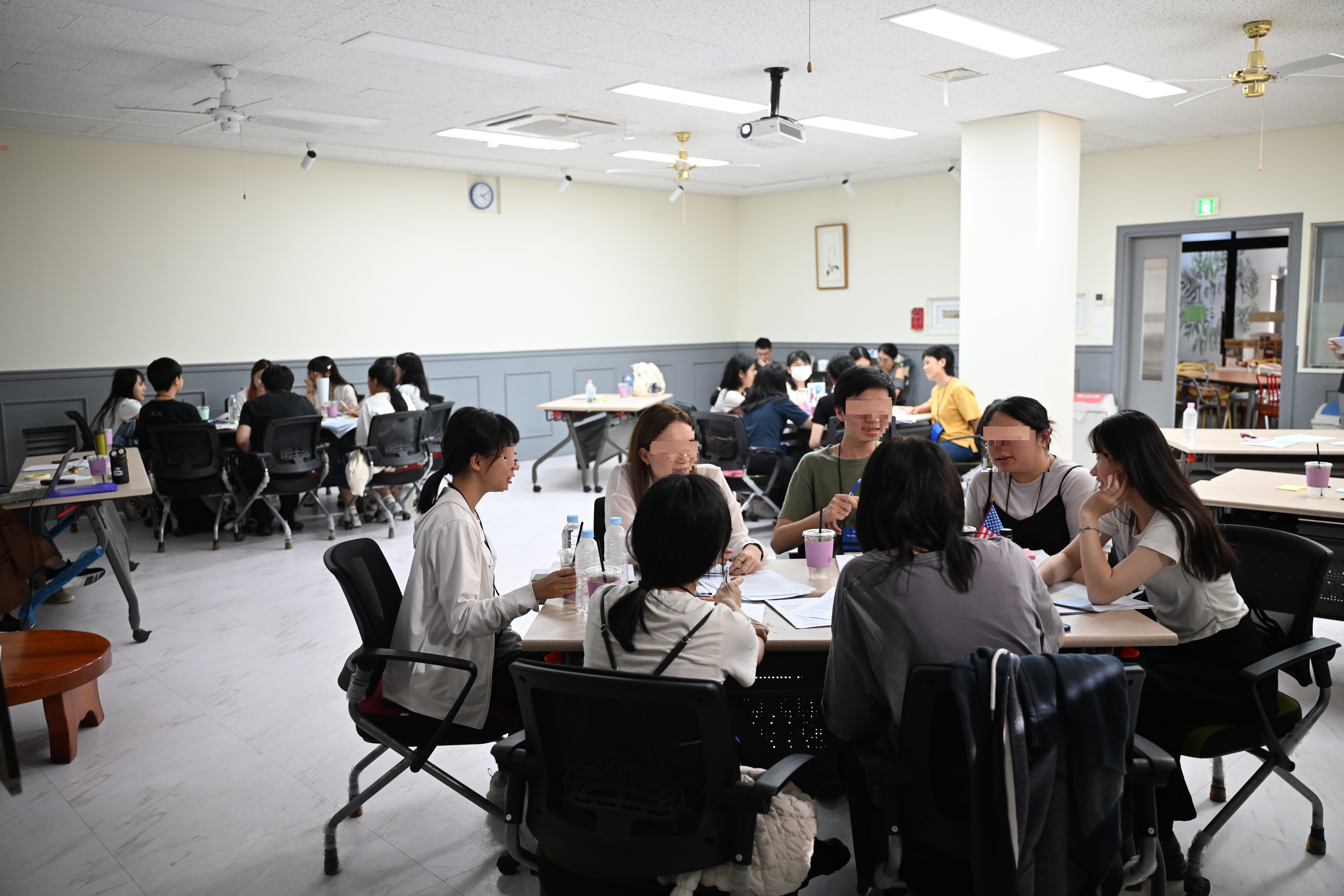 MCC Northeast Asia leads a Peace Games simulation focused on Women Peace and Security with students in South Korea.