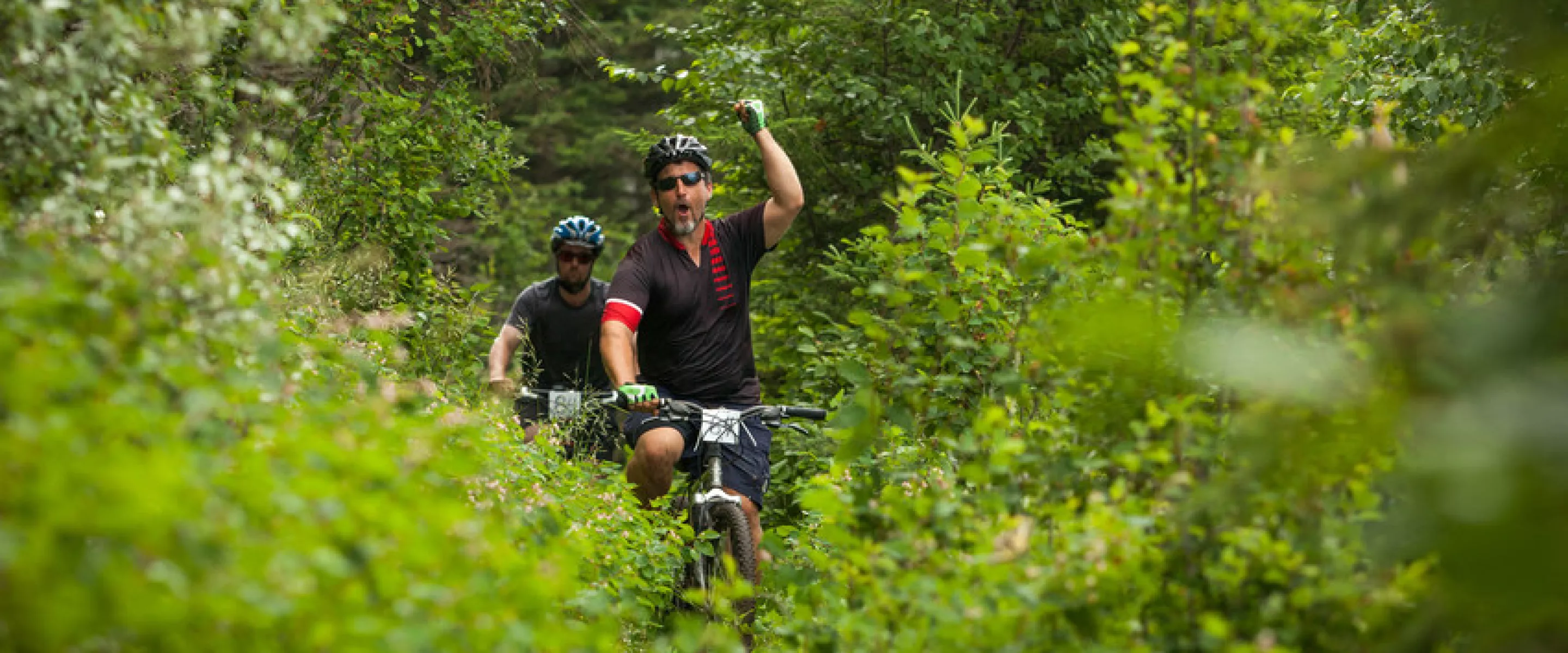 Duane Steiner on the Clear Lake Trail.

On July 7, 2018 cyclists participated in Cycle Clear Lake, an annual volunteer-organized fundraiser for MCC. Cyclists complete a 35 km trail ride around Clear