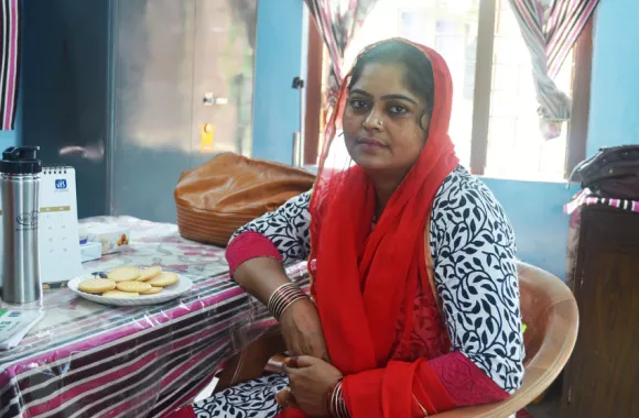 Shamima Khatoon, a trained counsellor in Kamarhati, a suburb of Kolkata, mediates family conflicts and helps make local women aware of their rights. She received her training through Barrackpore Avenu